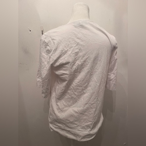 Ganni White Cut-Out Blouse - Picture 4 of 6